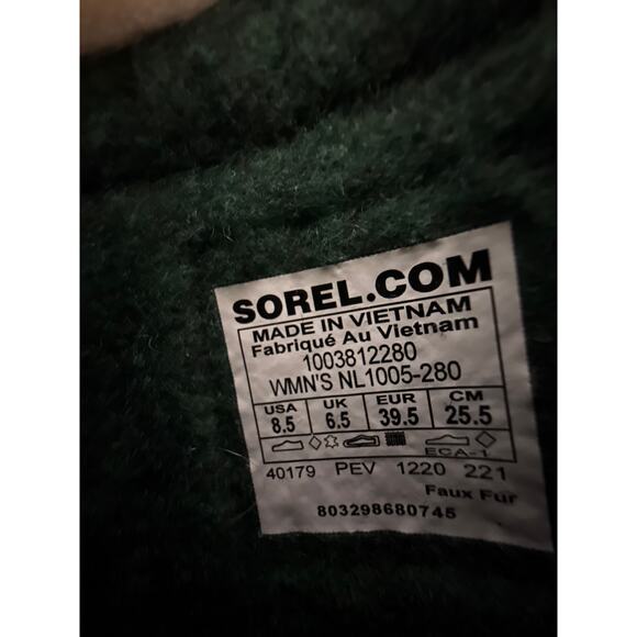 Sorel Caribou Winter Snow Boots Womens 8.5 Waterproof Leather Insulated Tan Buff - Picture 8 of 11